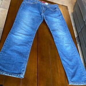 LEVI 505 Lightly distressed Jeans Low Rise Straight Leg Size 8/Med